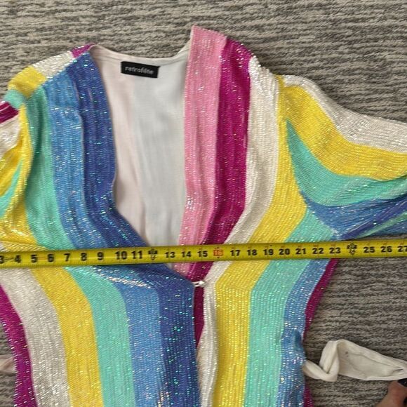 Retrofete Gabrielle Robe Dress in Unicorn Revolve Large - Picture 9 of 15